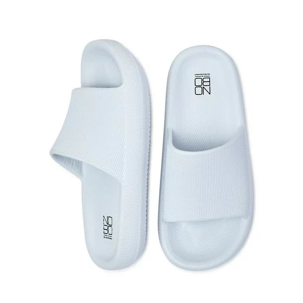 No Boundaries Women's Comfort Slide Sandals - Walmart.com | Walmart (US)