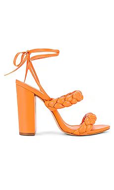 Schutz Zarda High Block Heel in Bright Tangerine from Revolve.com | Revolve Clothing (Global)