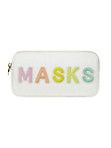 Small Masks Embroidered Pouch | Saks Fifth Avenue