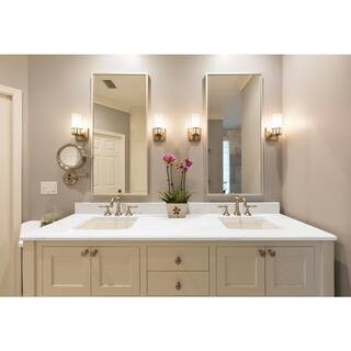 STONEMARK 4 in. x 4 in. Quartz Countertop Sample in Calacatta Arno P-QSL-CALARNO-3X3 | The Home Depot