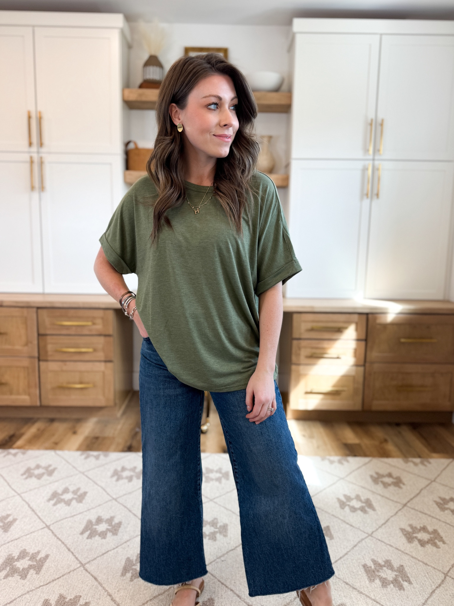 Amazon basic tees! BUTTER SOFT and a luxe fabric! UNDER $10 🤯 slightly oversized and several colors! I’m wearing a size small for reference. 

#LTKMostLoved #LTKStyleTip #LTKWatchNow