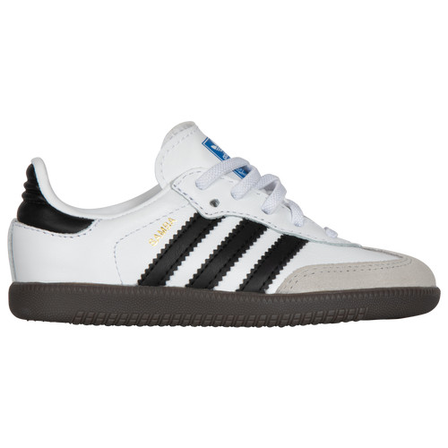 Adidas Boys adidas Originals Samba - Boys' Toddler Shoes White/Core Black Size 09.0 | Foot Locker CA