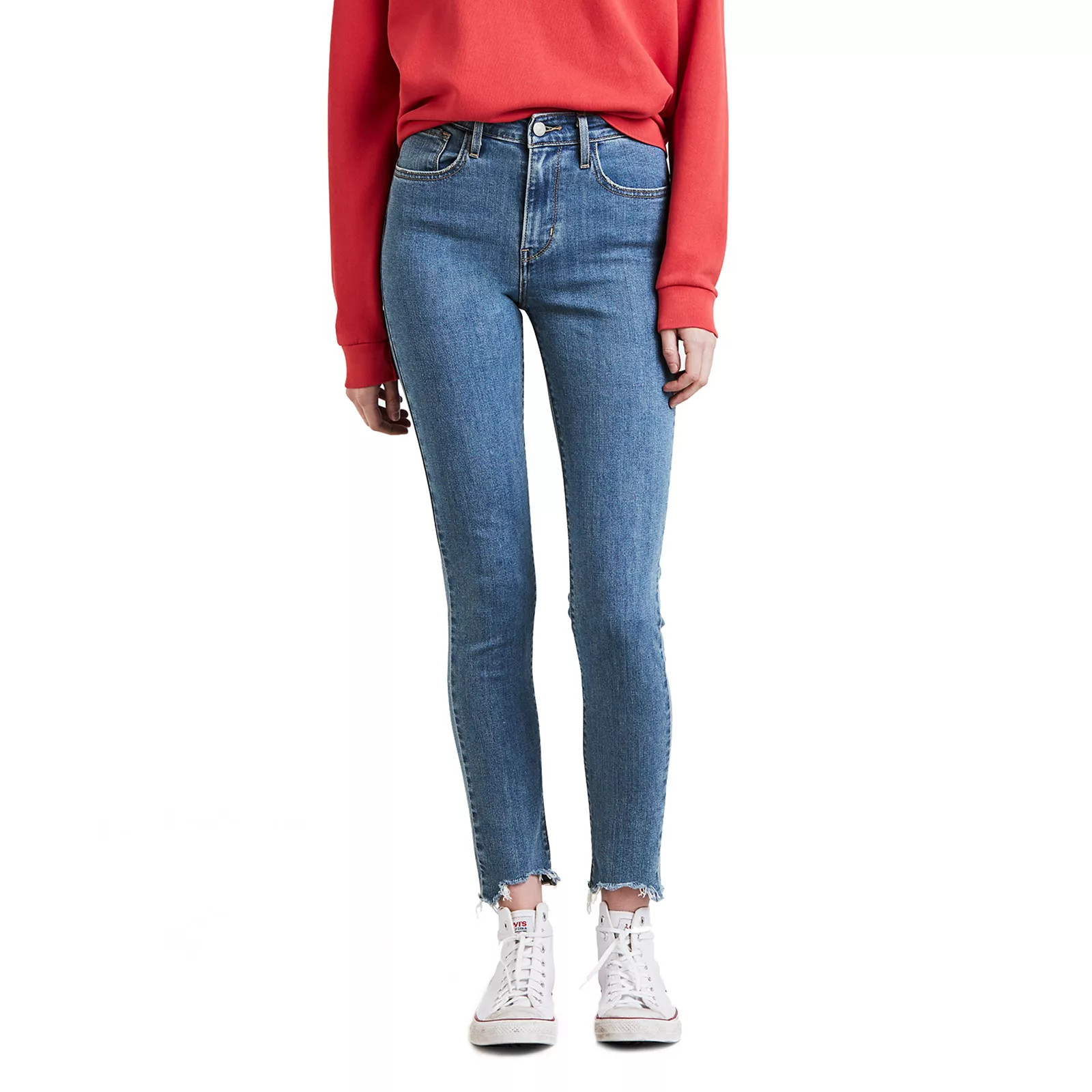 Women's Levi's 721 Modern Fit High Rise Skinny Jeans, Size: 27(US 4)Medium, Dark Blue | Kohl's