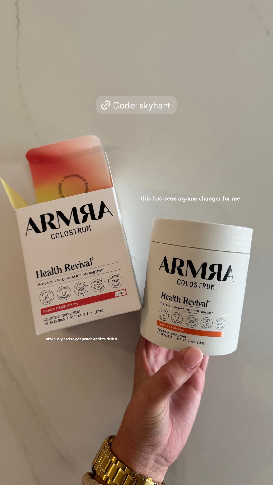 ARMRA has been a game changer for my health/wellness I love the way it makes me feel 
Code: skyhart
#armrapartner

#LTKBeauty #LTKCon #LTKActive