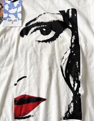 DVF Diane Von Furstenberg x Target Women White Crewneck T-shirt Red Lip Tee Xxs  | eBay | eBay US
