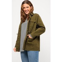 Long Sleeve Snap Front Utility Jacket | Ulla Popken - US