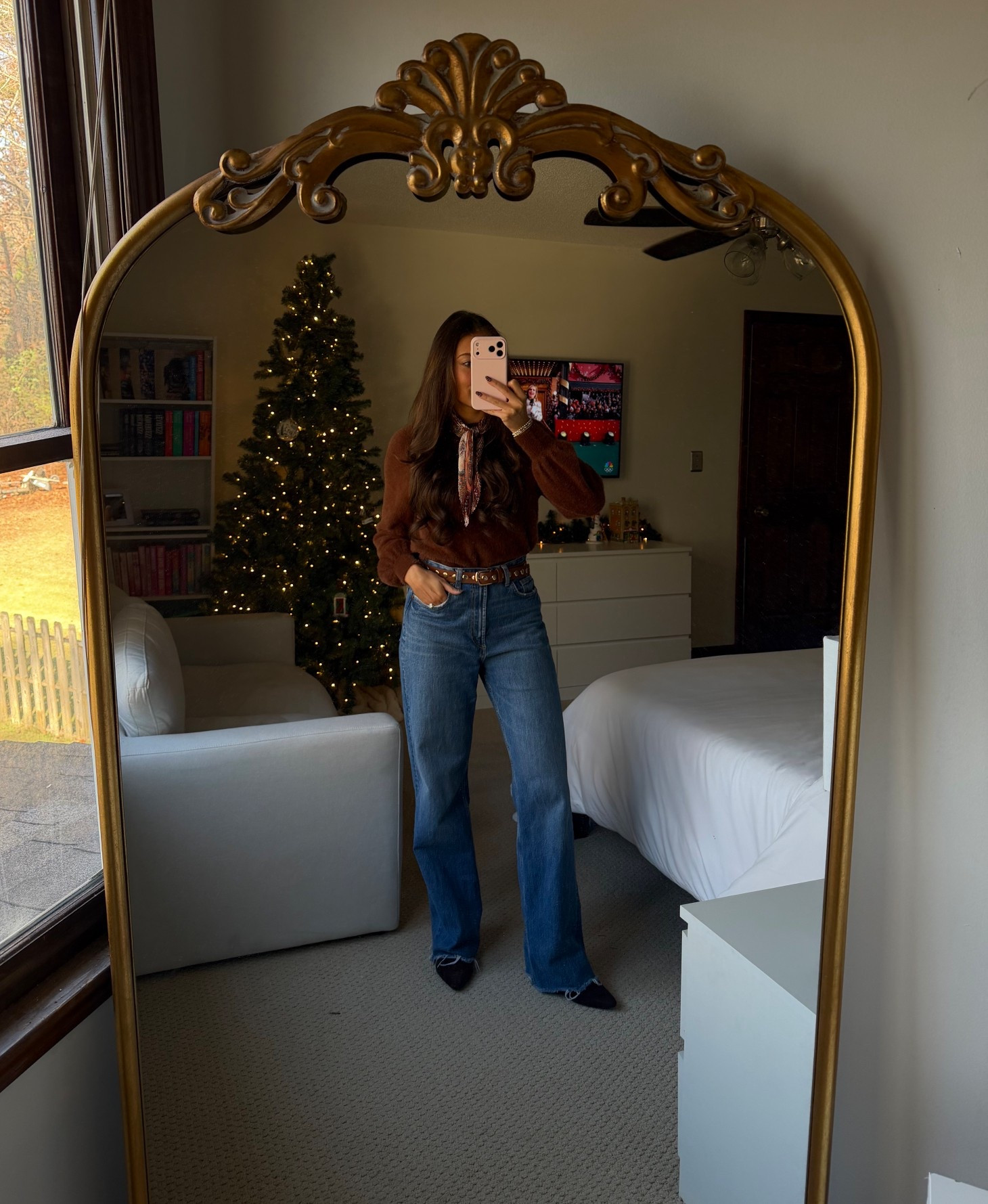 Thanksgiving ootd! This sweater is half off right now too!

#LTKSeasonal #LTKHoliday #LTKootd