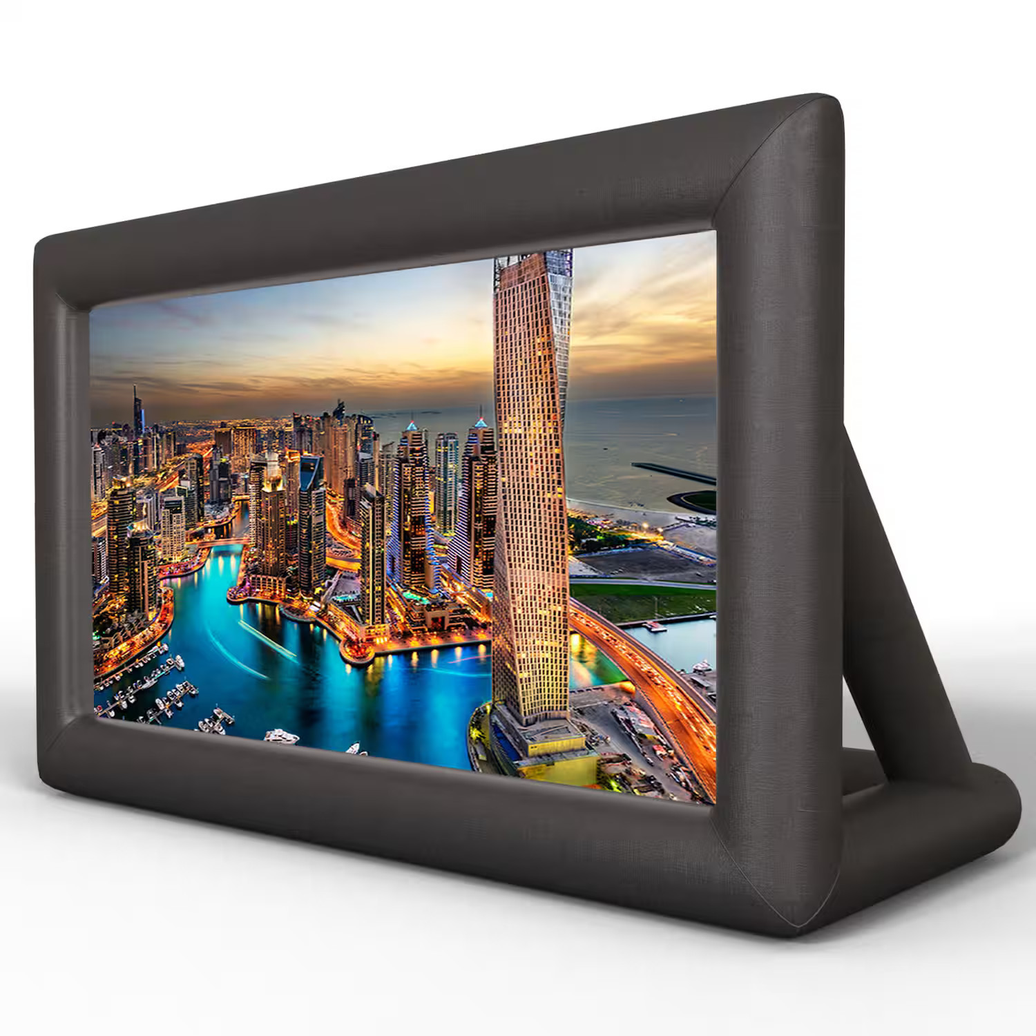 KHOMO GEAR - 20ft Inflatable Outdoor Projector Screen – Front/Rear Projection with Blower, Ropes & Storage Bag | Best Buy U.S.