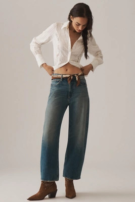 PAIGE Arellia Ankle High-Rise Taper Jeans | Anthropologie (US)