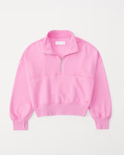 essential quarter-zip sweatshirt | Abercrombie & Fitch (US)