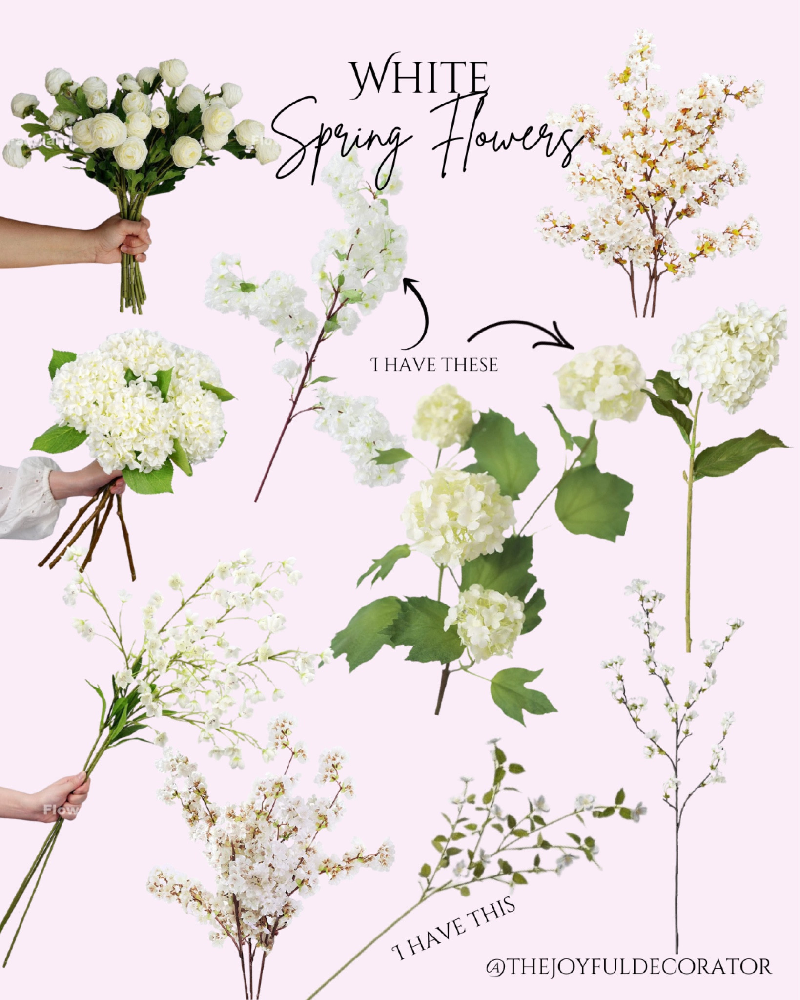 White spring real touch faux flowers in case you’re not a fan of colorful flowers. 

Spring real touch flowers, faux flowers, white faux florals, snowball flowers, hydrangea real touch flowers, cherry blossoms 



#LTKhome #LTKSeasonal