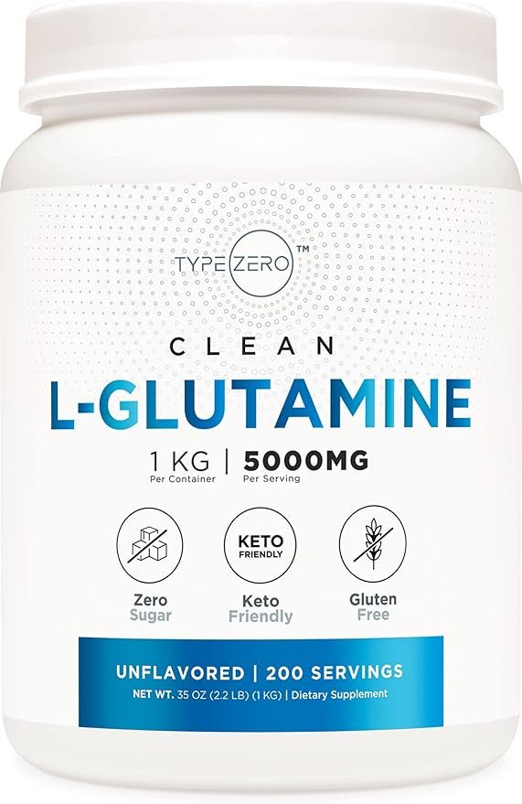 5X Strength L Glutamine Powder (5000mg | 1KG) 6-Month Supply Pure L-Glutamine Supplement for Leak... | Amazon (US)