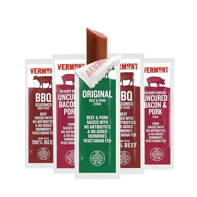 VERMONT SMOKE AND CURE Mini Meat Sticks Variety Pack, 6 OZ | Amazon (US)