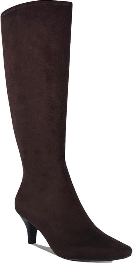 Impo International NAMORA Wide Width Stretch Boot with Memory Foam, Earth ECO Faux Suede, 9 | Amazon (US)