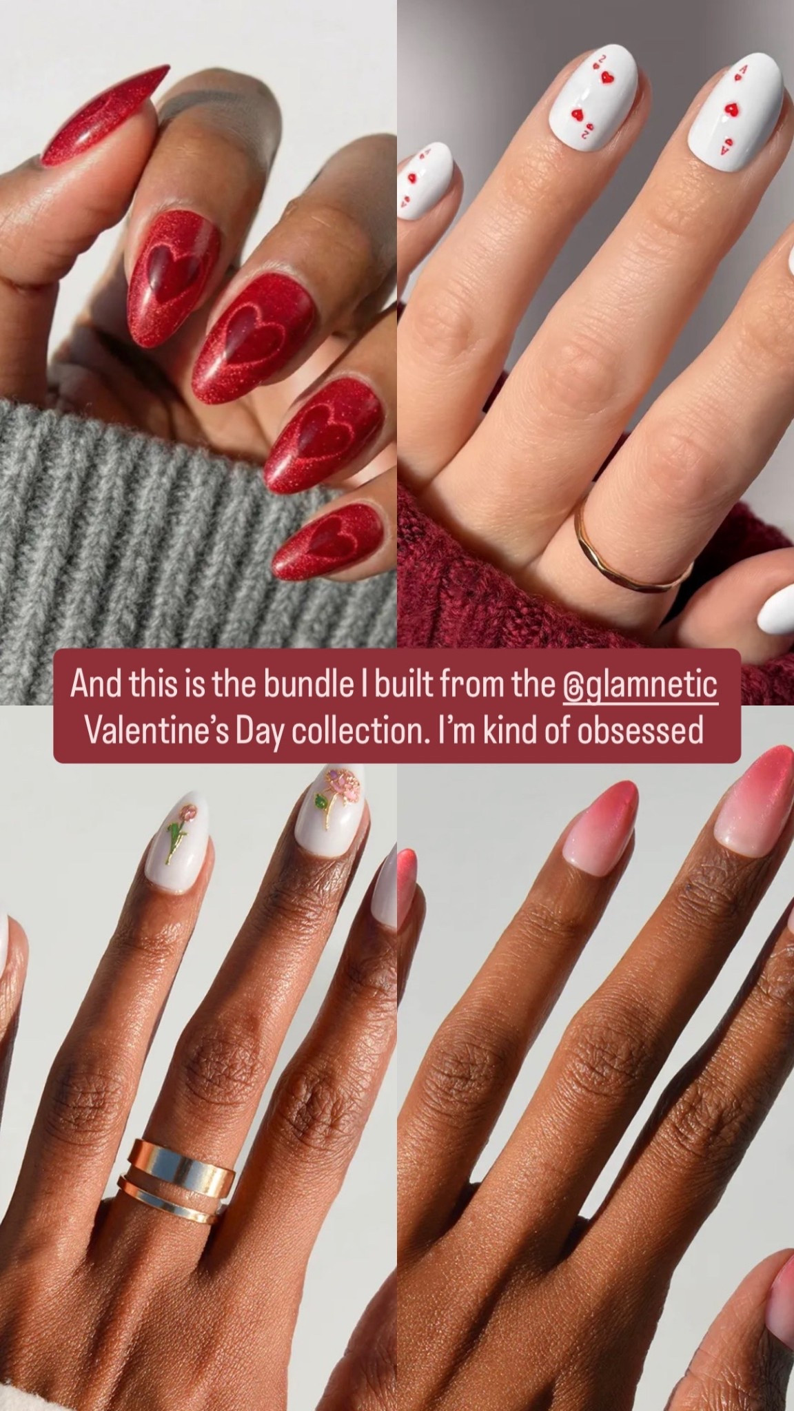 Mon chéri - Valentine’s Day manicure 