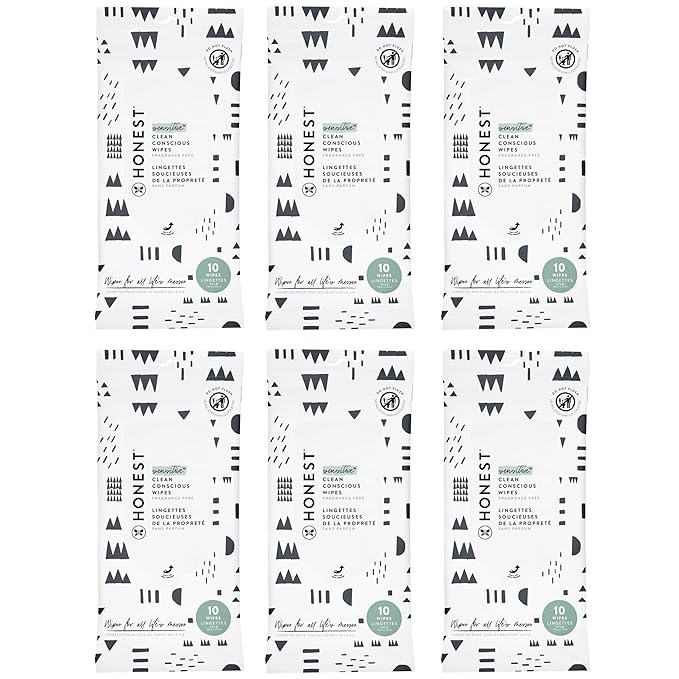 The Honest Company Clean Conscious Multi-Use Wipes | Hypoallergenic + Unscented for Sensitive Ski... | Amazon (US)