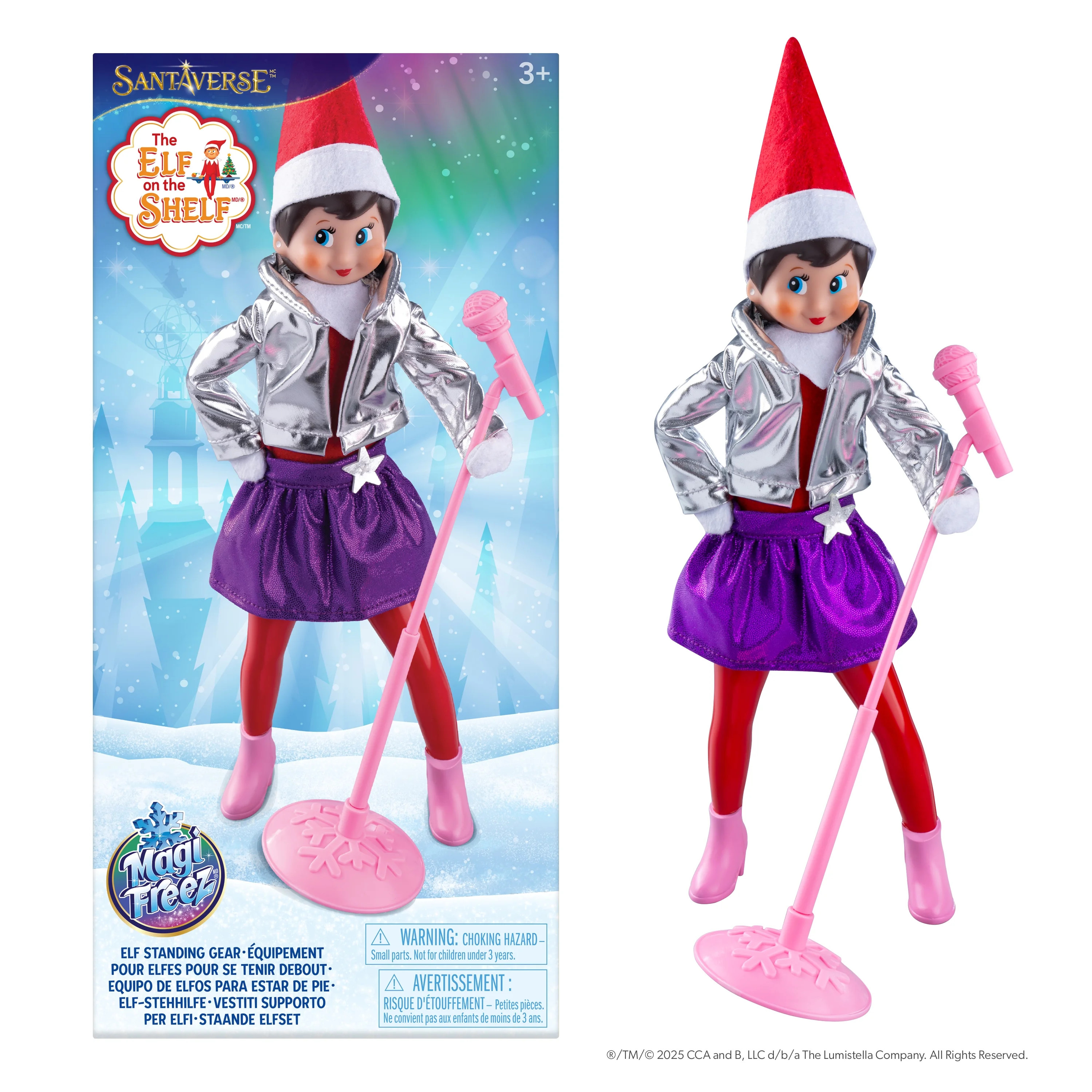 The Elf on the Shelf MagiFreez Pop Star – Magical Standing Outfit for Your Scout Elf (Scout Elf... | Walmart (US)
