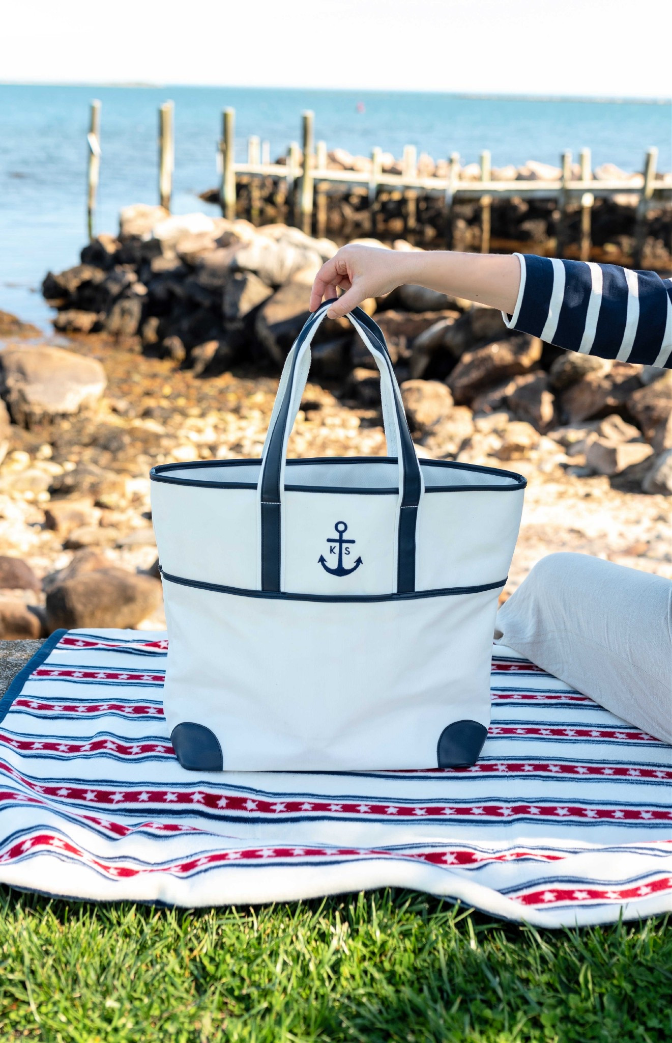 Coated Canvas Tote ⚓️🌊💙

#LTKOver40 #LTKItBag #LTKSeasonal