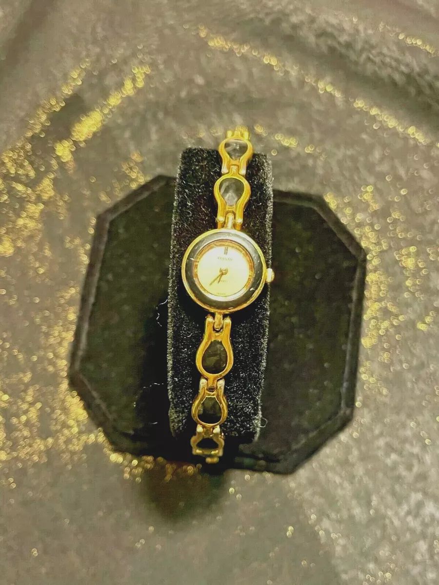 Reduced!! Vintage Pulsar PETITE Quartz Ladies Quartz Wristwatch Onyx W Gold Tone  | eBay | eBay US