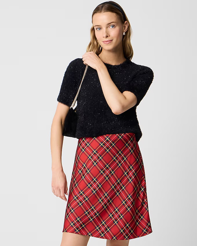Mini bias-cut slip skirt | J.Crew Factory