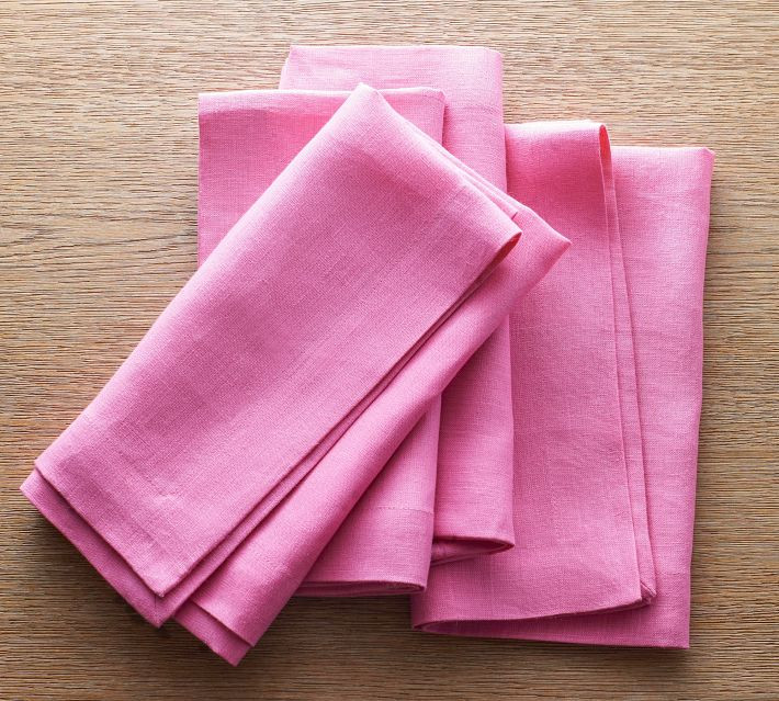 Mason Oversized Linen Napkins | Pottery Barn (US)