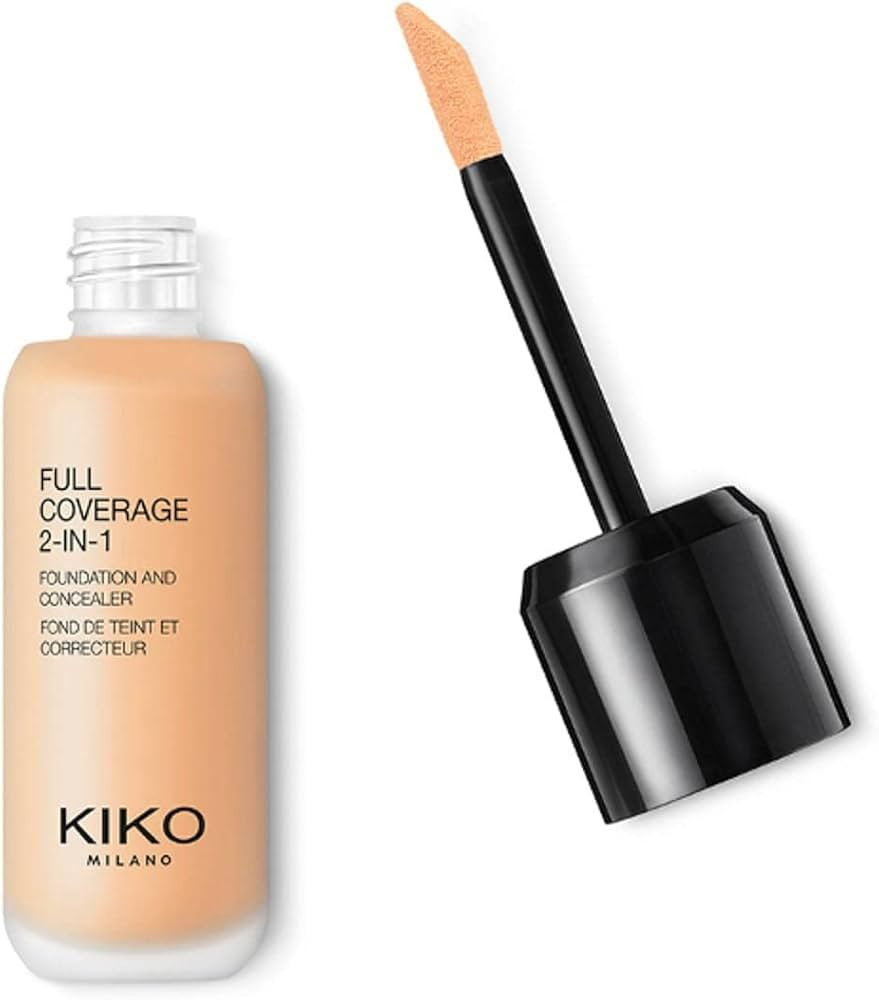 KIKO Milano Full Coverage 2-in-1 Foundation & Concealer 06 - Wb 15 | 2 In 1 Foundation And Concea... | Amazon (US)