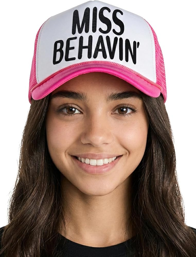 Funky Junque Funny Retro Foam Trucker Hat - Adult Humor Mesh Snapback for Bachelorette, Girls Tri... | Amazon (US)
