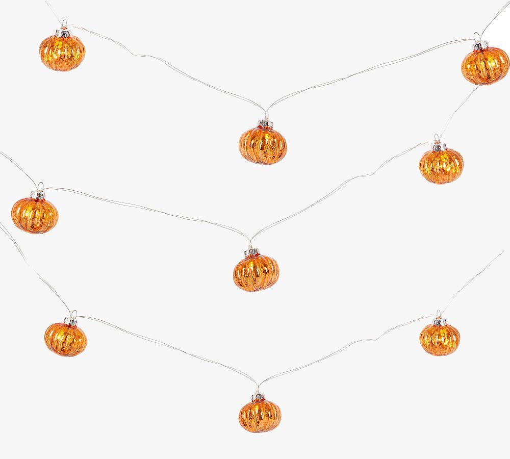 Glass Pumpkin String Lights | Pottery Barn (US)