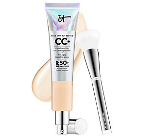 A-D IT Cosmetics Super-Size CC Cream with Brush Auto-Delivery | QVC