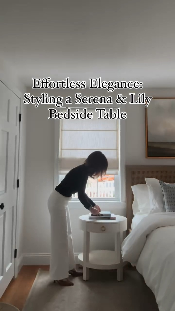 A perfectly styled bedside table makes all the difference! Watch as I bring this Serena & Lily piece to life with a mix of beautiful books, a chic cloche candle, and decorative matches for that polished yet personal touch. It’s all about creating a space that feels elevated and inviting. 🌿
Beautiful books purchased @wheatnewburyport and the perfect accessories found @shopbaranhome #shoplocal 

What’s your go-to styling essential? Share in the comments below.