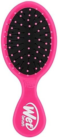 Wet Brush Mini Detangler Hair Brush, Pink, Detangling Travel Hairbrush, Ultra-Soft IntelliFlex Br... | Amazon (US)