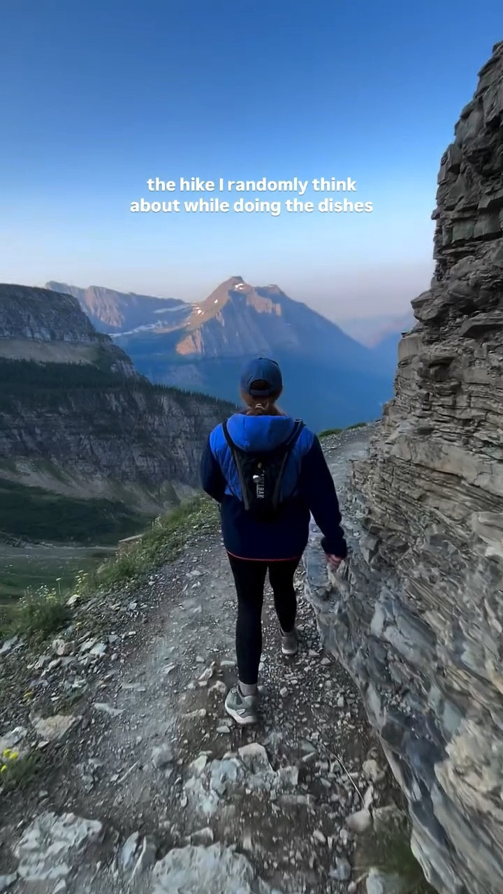 The kind of hike that ruins all other hikes — in the best way ✨

We woke up before 5am, and somehow still felt lucky to snag a spot at Logan Pass. The sun was barely up, and the trail was already giving main character energy. 🏔️ 

The Highline Trail in Glacier National Park felt like walking through a real-life nature documentary. We saw deer up close, passed mountain goats, and even crossed paths with actual bears — which sounds terrifying but somehow just felt like part of the plot. 🐻

We stopped at the Granite Park Chalet for a “gourmet” backcountry peanut butter sandwich lunch at the picnic tables with the best views we didn’t have to pay extra for. 

And by the time we descended to The Loop, our legs were done but our hearts were very full.

The free shuttle back up? Felt like luxury travel. Would rate it 10/10.

This hike had everything: views, wildlife, trail snacks, existential moments, and just enough Type 2 fun to make you want to do it all over again the second you’re back at your desk.

#LTKTravel #LTKActive #LTKPetite