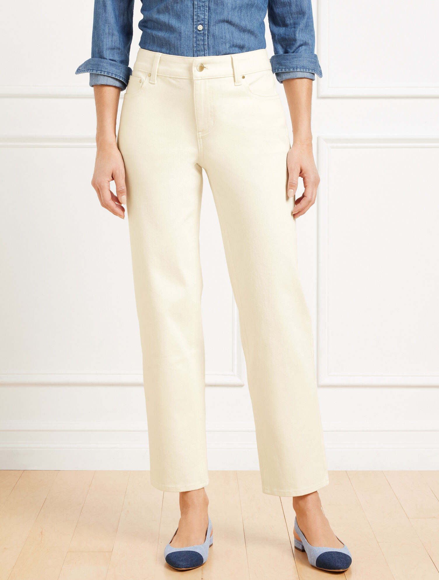 Mid Rise Stovepipe Jeans | Talbots