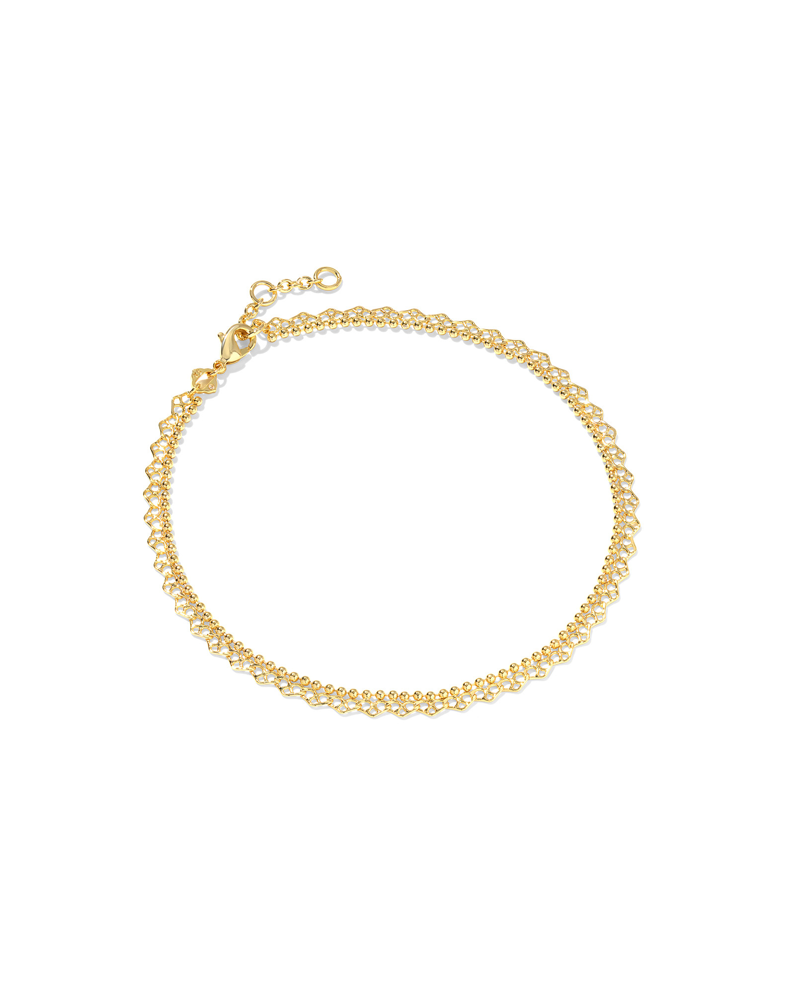 Mallory Rose Gold Anklet | Kendra Scott