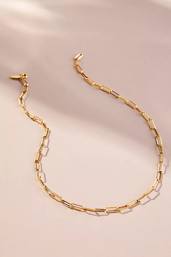 Delicate Paperclip Necklace | Anthropologie (US)