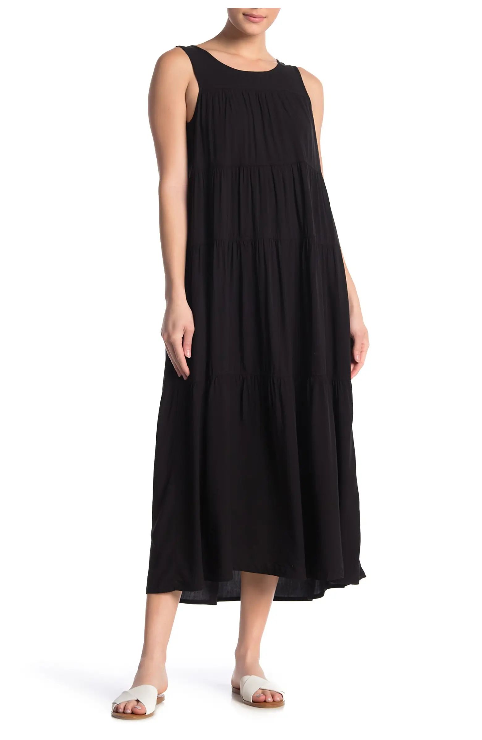 Tiered Sleeveless Maxi Dress | Nordstrom Rack