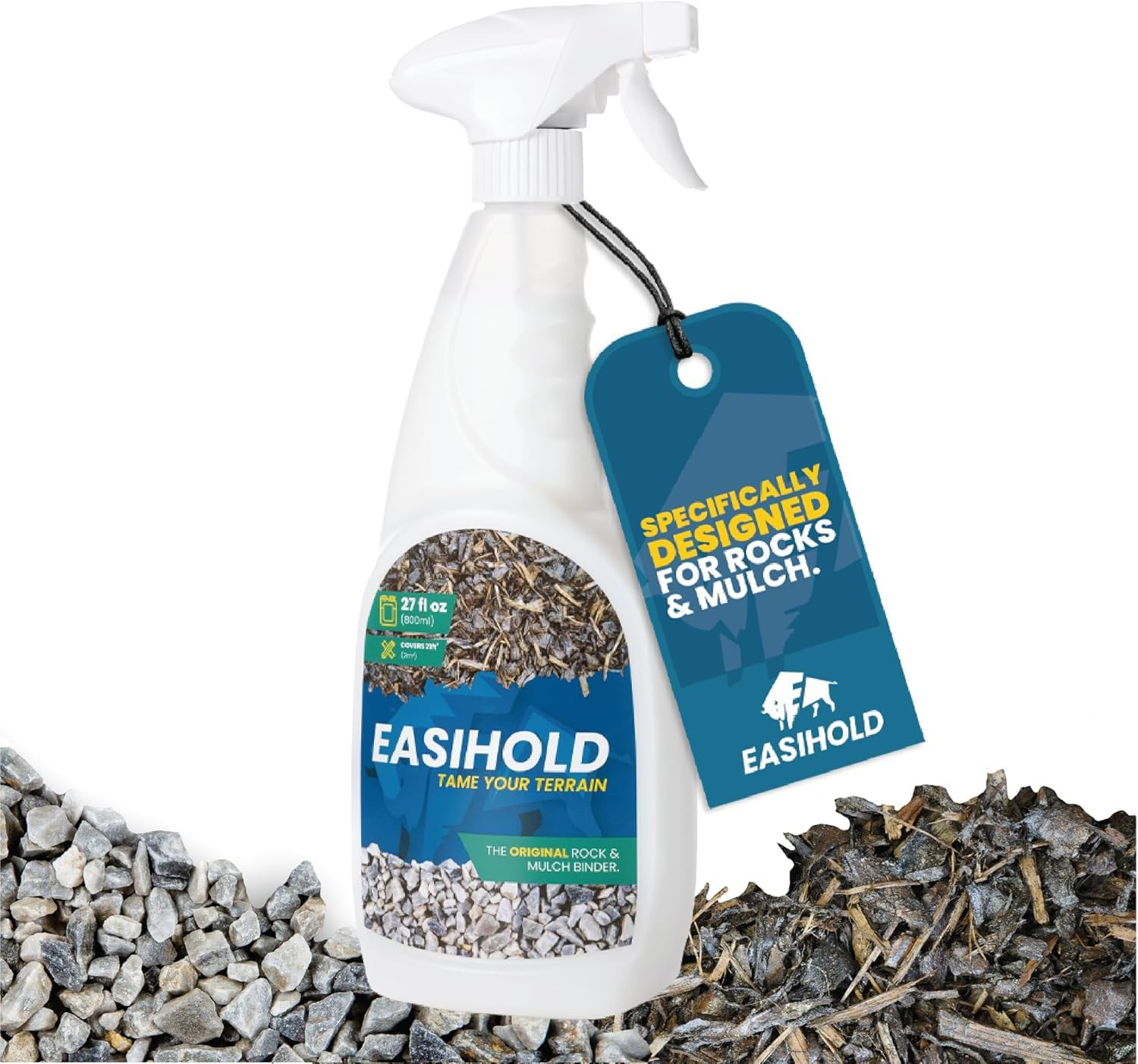 Easihold VUBA HandySpray - 27oz Mulch Glue for Landscaping and Stabilizing Mulch, Rocks and Pea G... | Amazon (US)