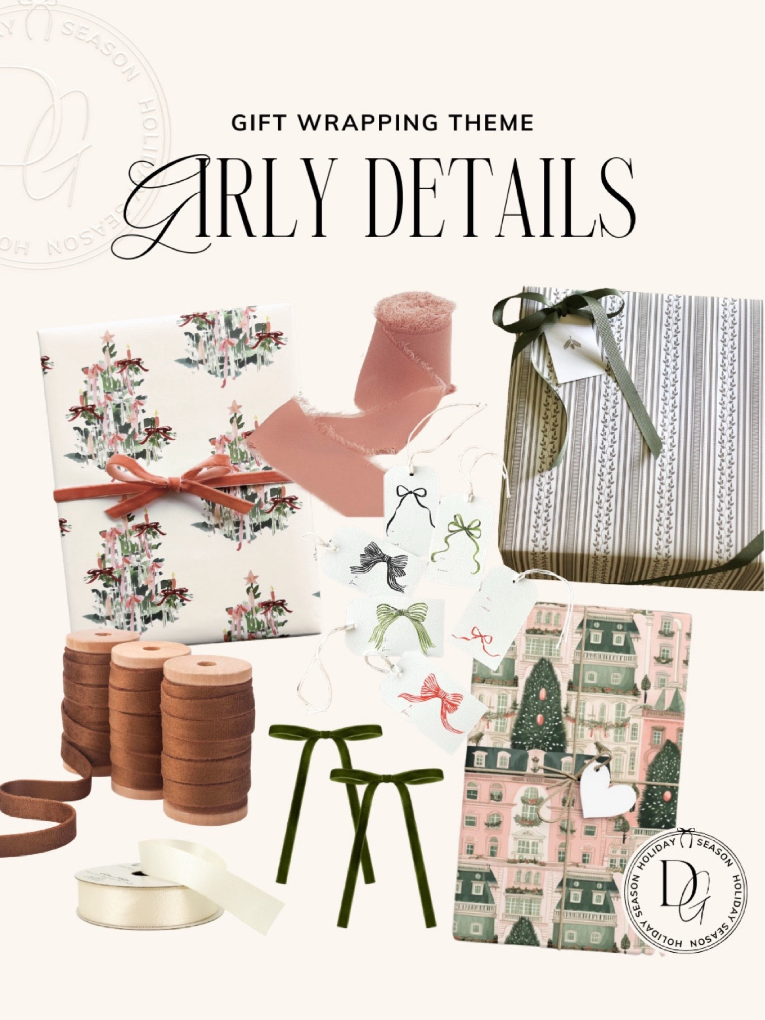 Holiday gift wrap 〰️ GIRLY DETAILS

holiday gift wrapping theme, holiday wrapping paper, holiday gift wrapping, holiday gift, holiday gifts, holiday gifting, holiday gift wrap themes, aesthetic gift wrapping, aesthetic holiday gift wrap, holiday gift wrap idea, Christmas gift wrapping ideas, Christmas wrapping, Christmas gift wrap, holiday wrap, holiday wrapping, Christmas wrapping paper, Christmas gift bags, xmas wrapping, girly Christmas wrapping paper 



#LTKGiftGuide #LTKSeasonal #LTKHoliday