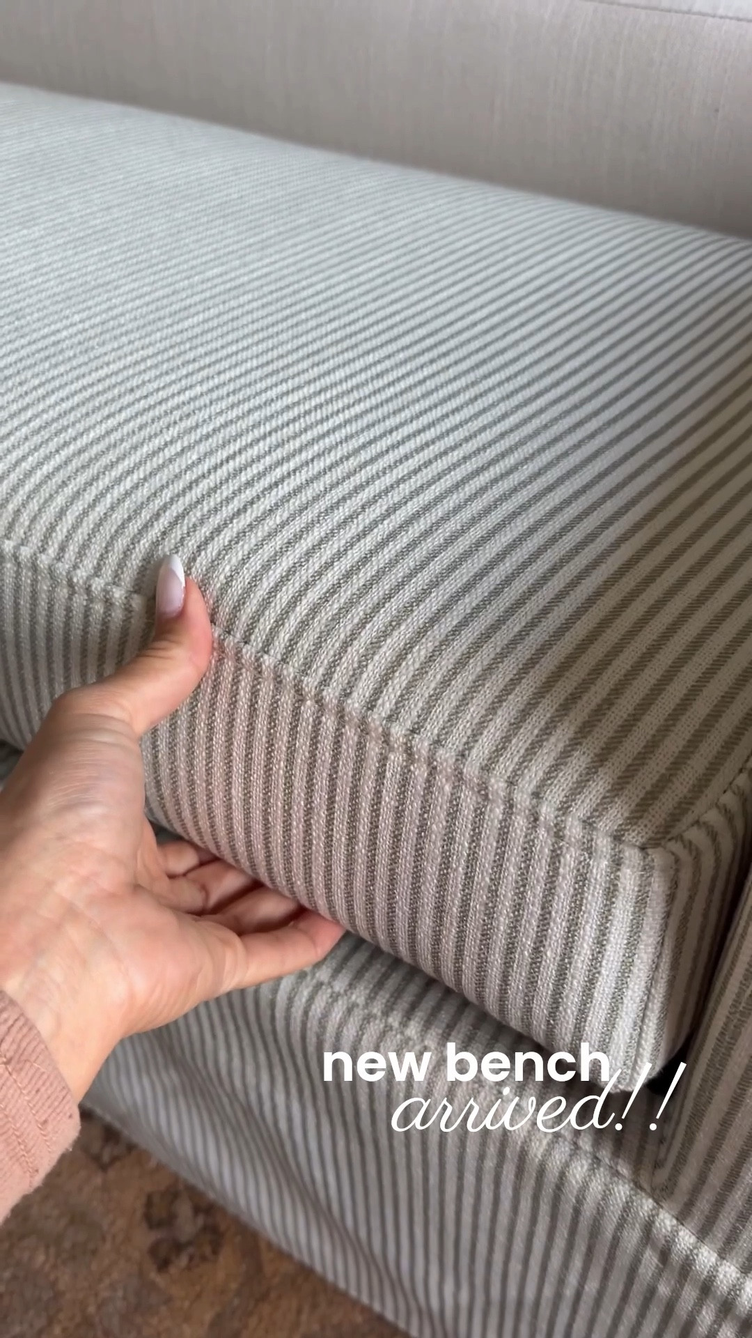 Cutest storage bench for a steal! Multiple fabric options, well made & comes assembled!! 

#LTKSaleAlert #LTKHome #LTKSeasonal