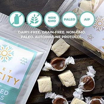 Sea Salted Caramel & Vanilla Marshmallows Combo Pack, Healthy Sweets for Autoimmune Protocol (AIP... | Amazon (US)