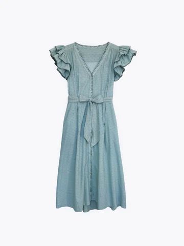 Lilibet Dress in Pearl Blue | Baybala