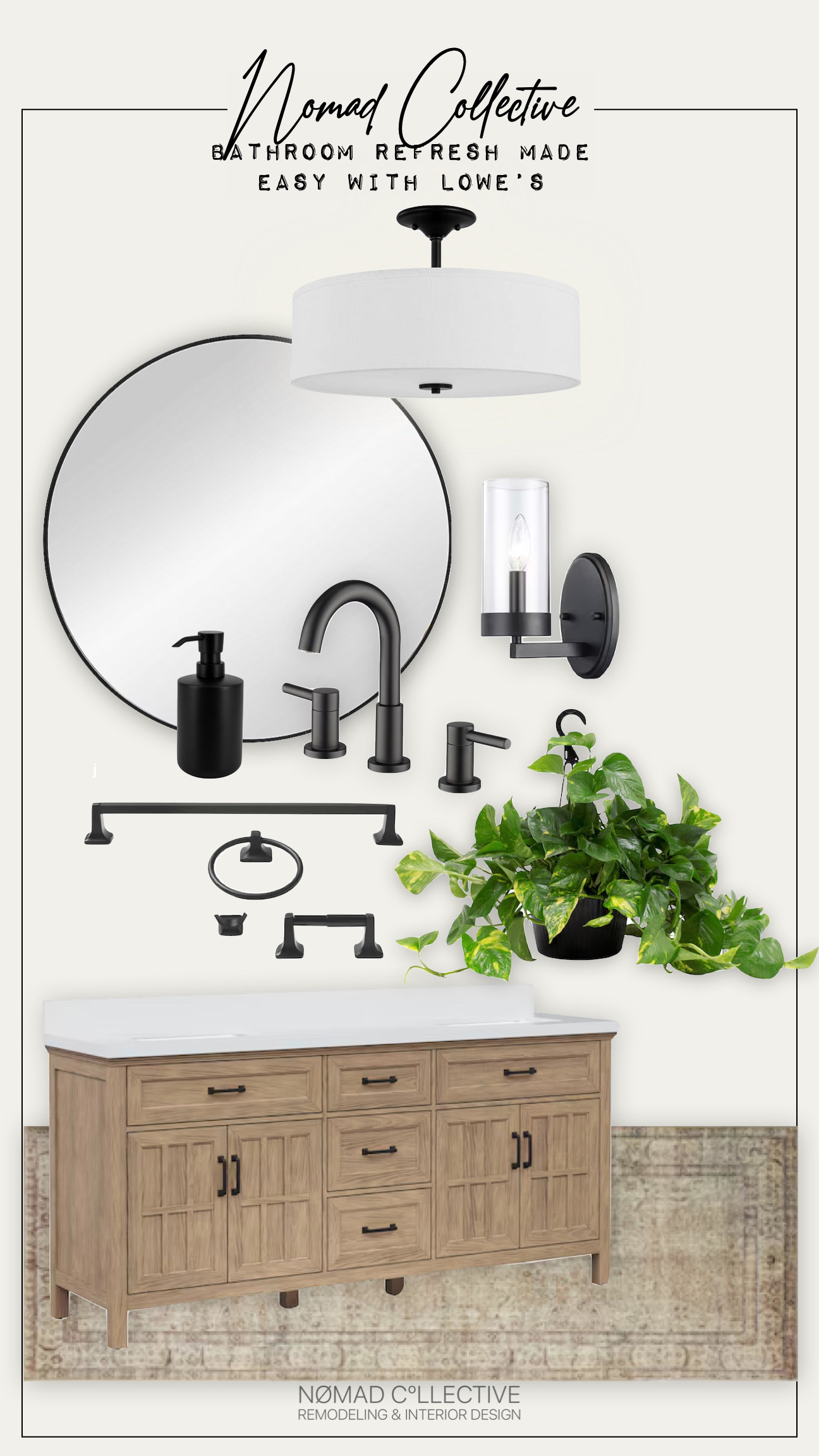 Refresh your bathroom over the weekend with simple renovations that make a big impact. A few updates like new lights, updated hardware, or a fresh runner can completely transform the space. 

 #LTKHome #LTKStyleTip