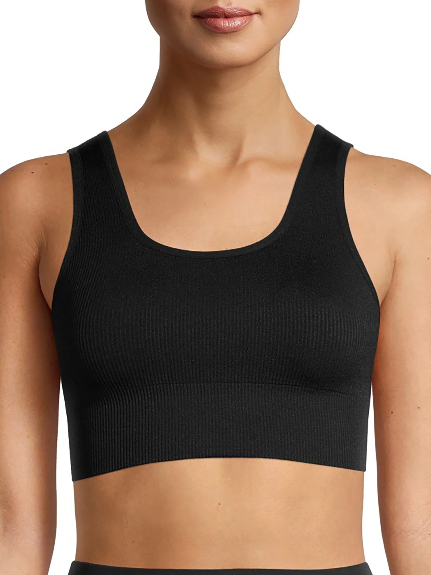 Avia Women’s Low Support Seamless Scoop Neck Sports Bra | Walmart (US)