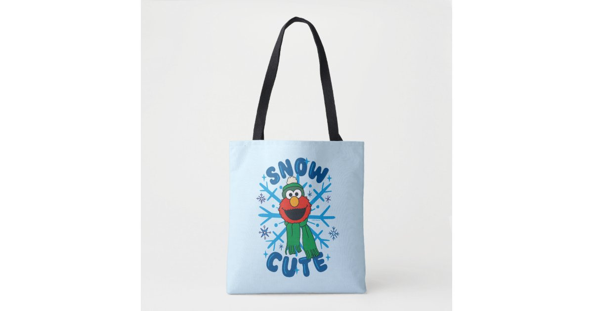 Elmo Snow Cute Tote Bag | Zazzle