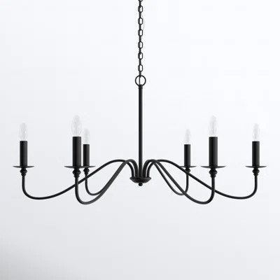 Ableton 6 - Light Candle Style Classic / Traditional Chandelier | Wayfair North America