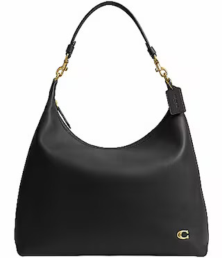 COACH Juliet 38 Leather Shoulder Bag - Black | Dillard's