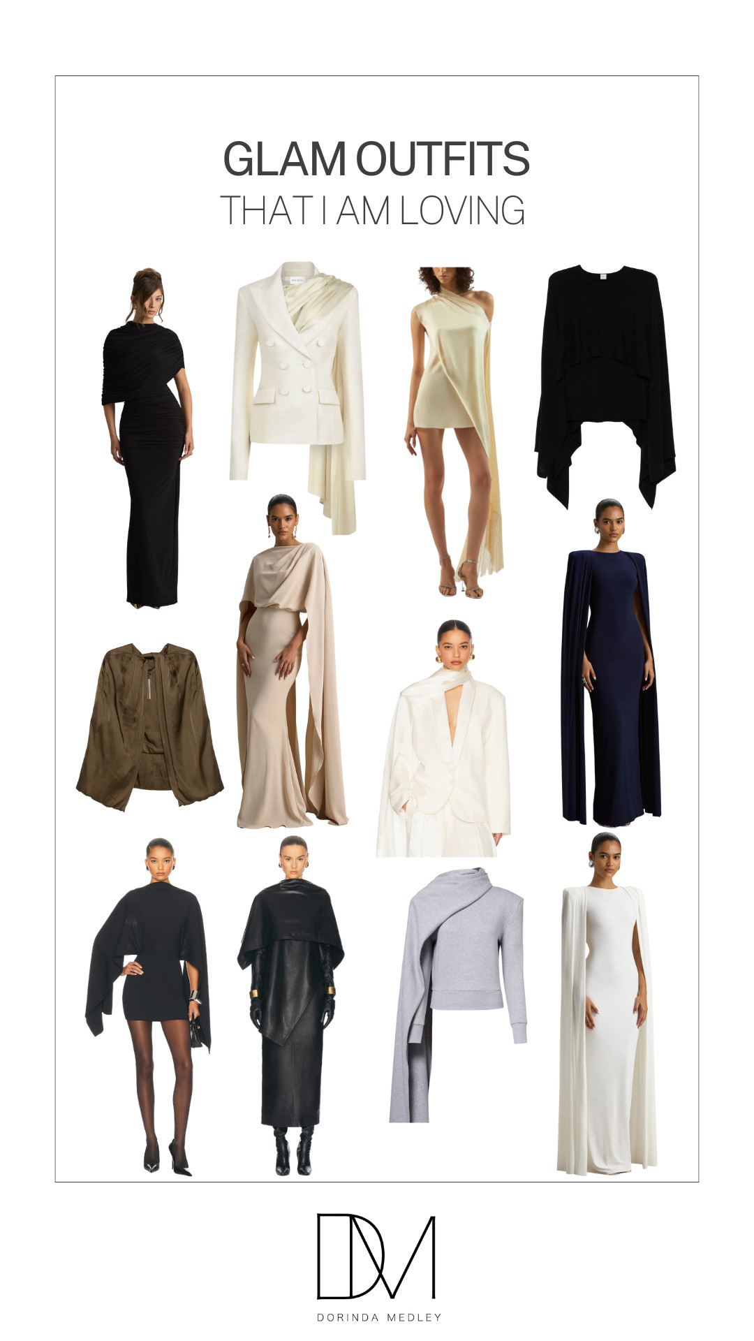 Elegant, structured, and effortlessly dramatic — these are the looks I am loving. 🤍 

 #LTKParties #LTKStyleTip