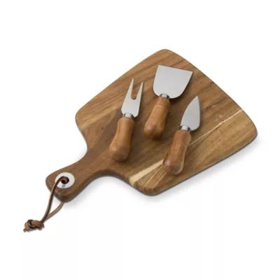 tag Say Cheese! Paddle Cheese Board & Utensil Set | Bed Bath & Beyond