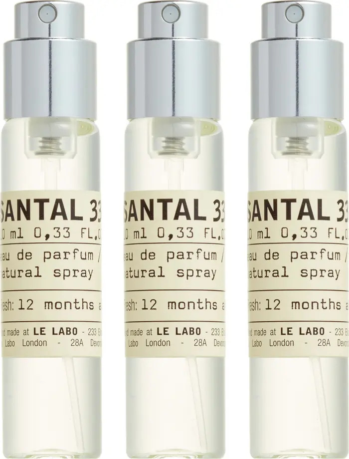 Santal 33 Eau de Parfum Travel Tube Refill Trio | Nordstrom