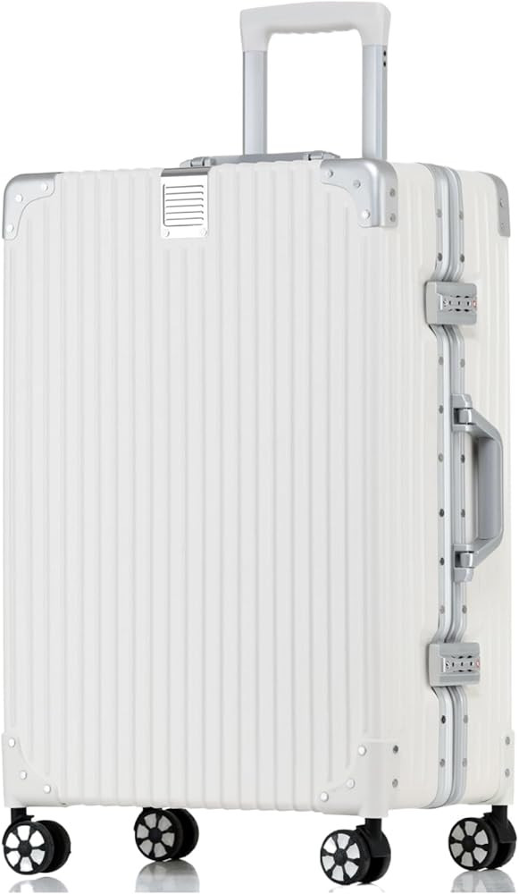 HotWay Carry On Luggage with Aluminum Frame, 20 Inch PC Hard Shell Suitcase with Spinner Wheels a... | Amazon (US)